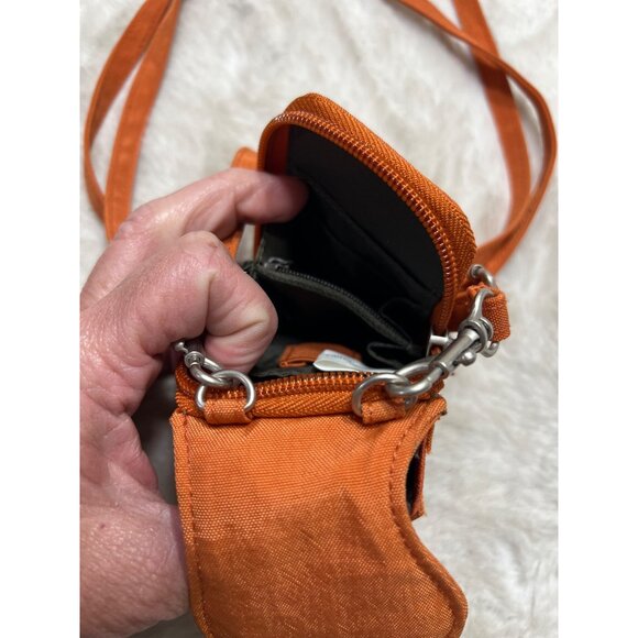 Baggallini Mini Orange Crossbody Bag With Adjustable Strap - Picture 8 of 8